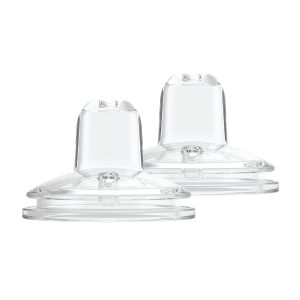 Dr. Brown's® Milestones™ Options+™ Sippy Spouts. 2-Pack. Wide-Neck. Soft 100% Silicone Baby Bottle Sippy Spout. 6m+